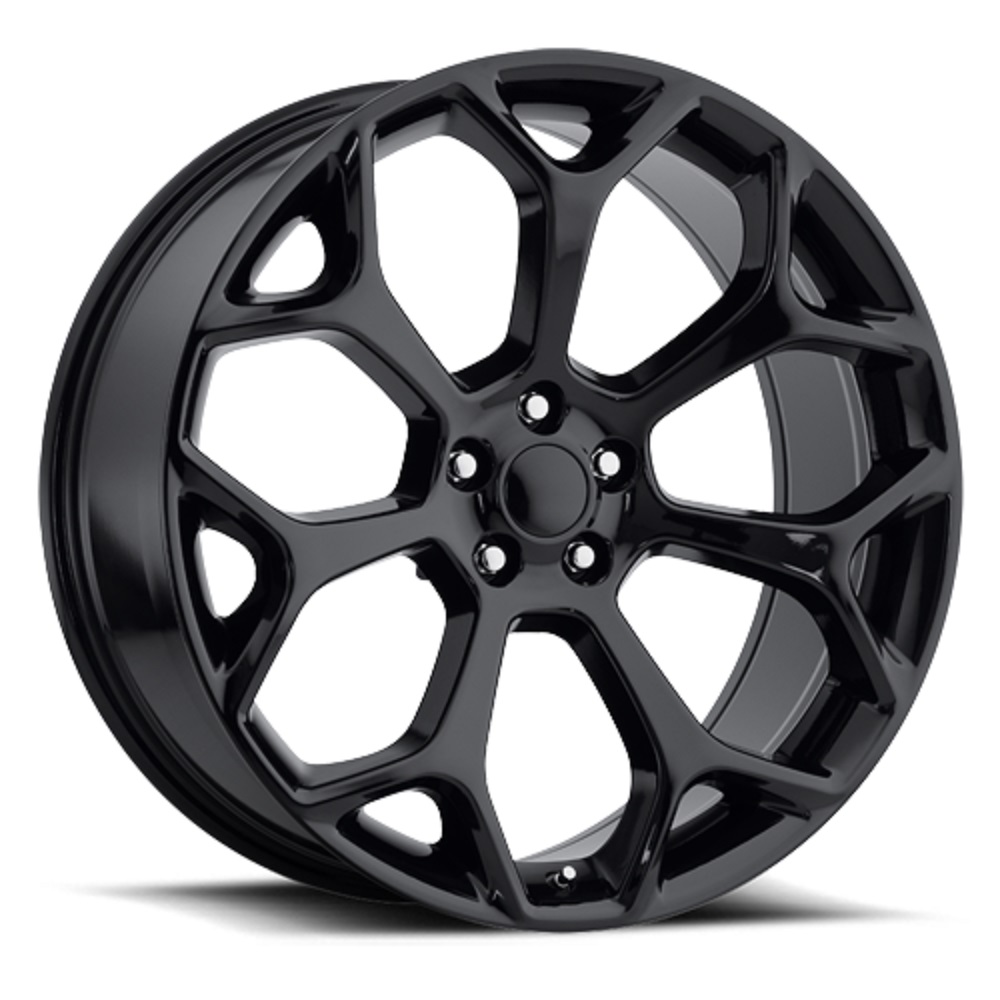 Gloss Black Chrysler 300 20 x 9 Wheels 05-up LX Cars, Challenger - Click Image to Close